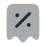 Receipt Disscount SVG Icon